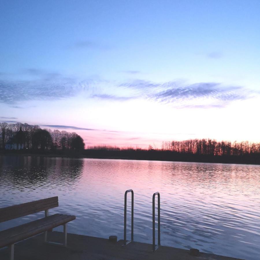 Fewo In Bosau Am Ploener See Mit Eigenem Bootssteg App 12 Exterior foto